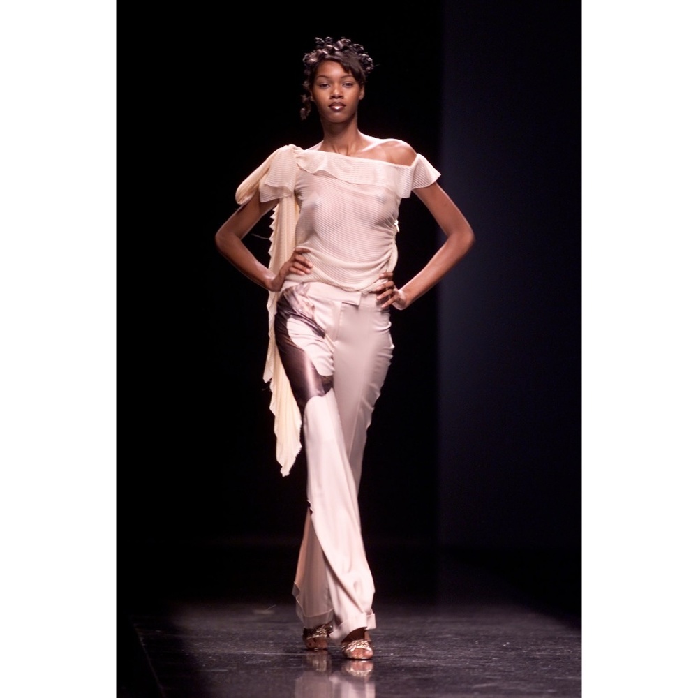 CHLOE Spring 2001 Runway Look 41 Light Pink Pants NWT